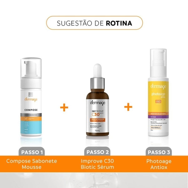 sérum antioxidante dermage improve c30 biotic 15ml