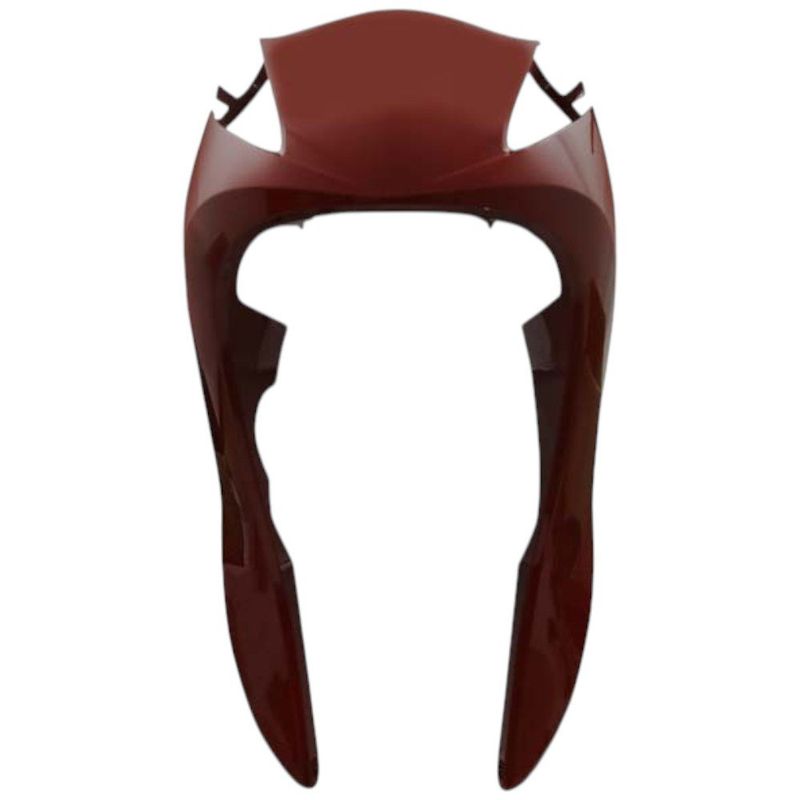 bico frontal wester moto honda biz 125 11/12 vermelho injetado (mp)