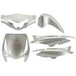 kit carenagem wester 5 peças moto biz 125 08/09 preto (mp)
