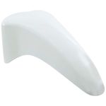 paralama dianteiro wester moto biz 125 13/15 branco (mp)