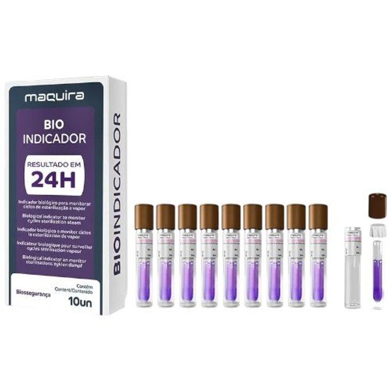 indicador biológico maquira 10 unidades (mp)