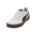 tênis feminino n°37 puma carina 3.0 bdp branco e preto (mp)