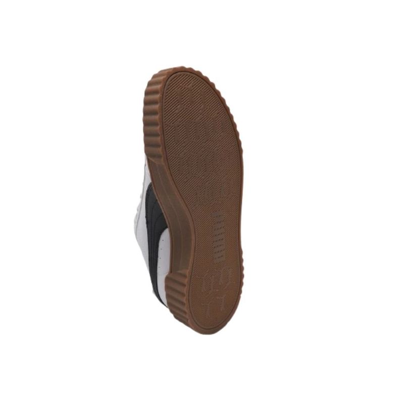 tênis feminino n°37 puma carina 3.0 bdp branco e preto (mp)