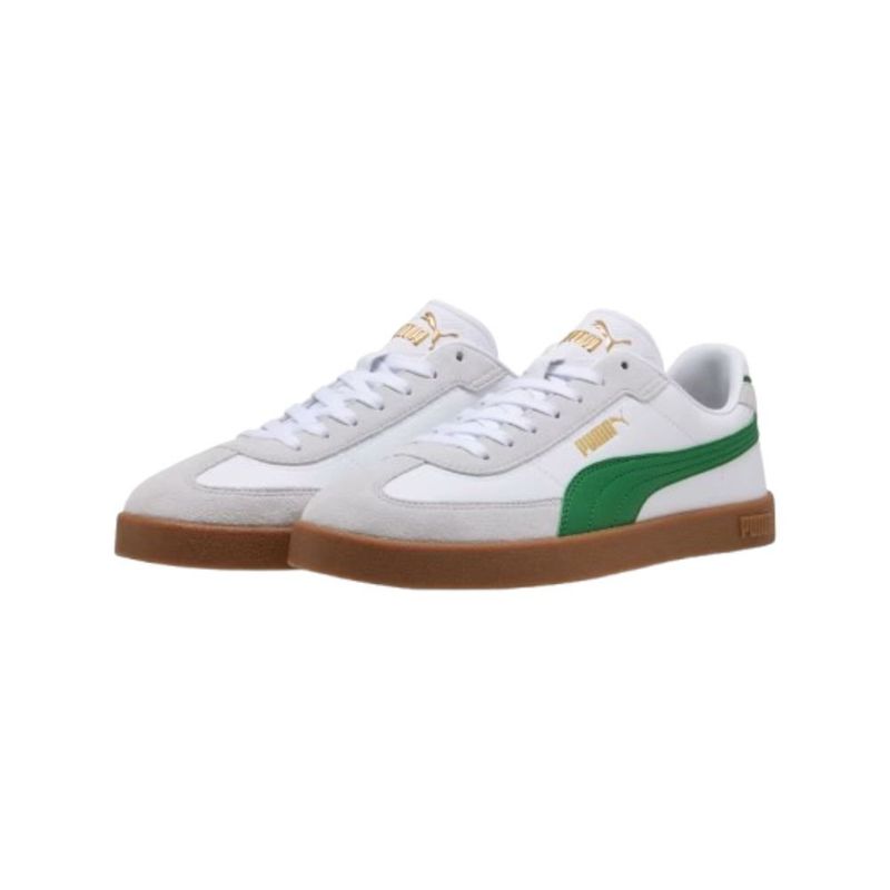 tênis masculino n°38 puma club ii era branco e verde (mp)