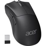 mouse acer sem fio 1200dpi com receptor usb-a e 5 botões preto a-bi
