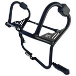 protetor de carenagem mt crosser 150 2025 ferro preto fosco com pedal (mp)