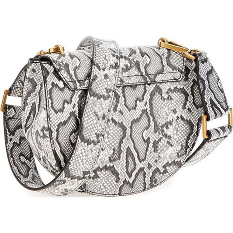 bolsa guess com alça transversal branco e preto a-bi