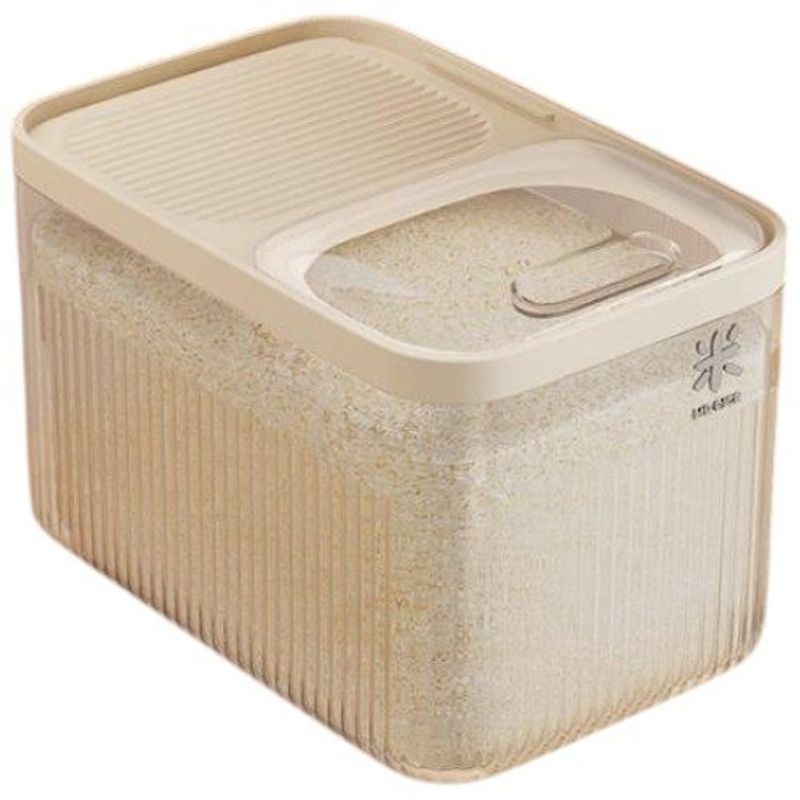 pote para armazenar arroz ajustável transparente nafenai t-bi
