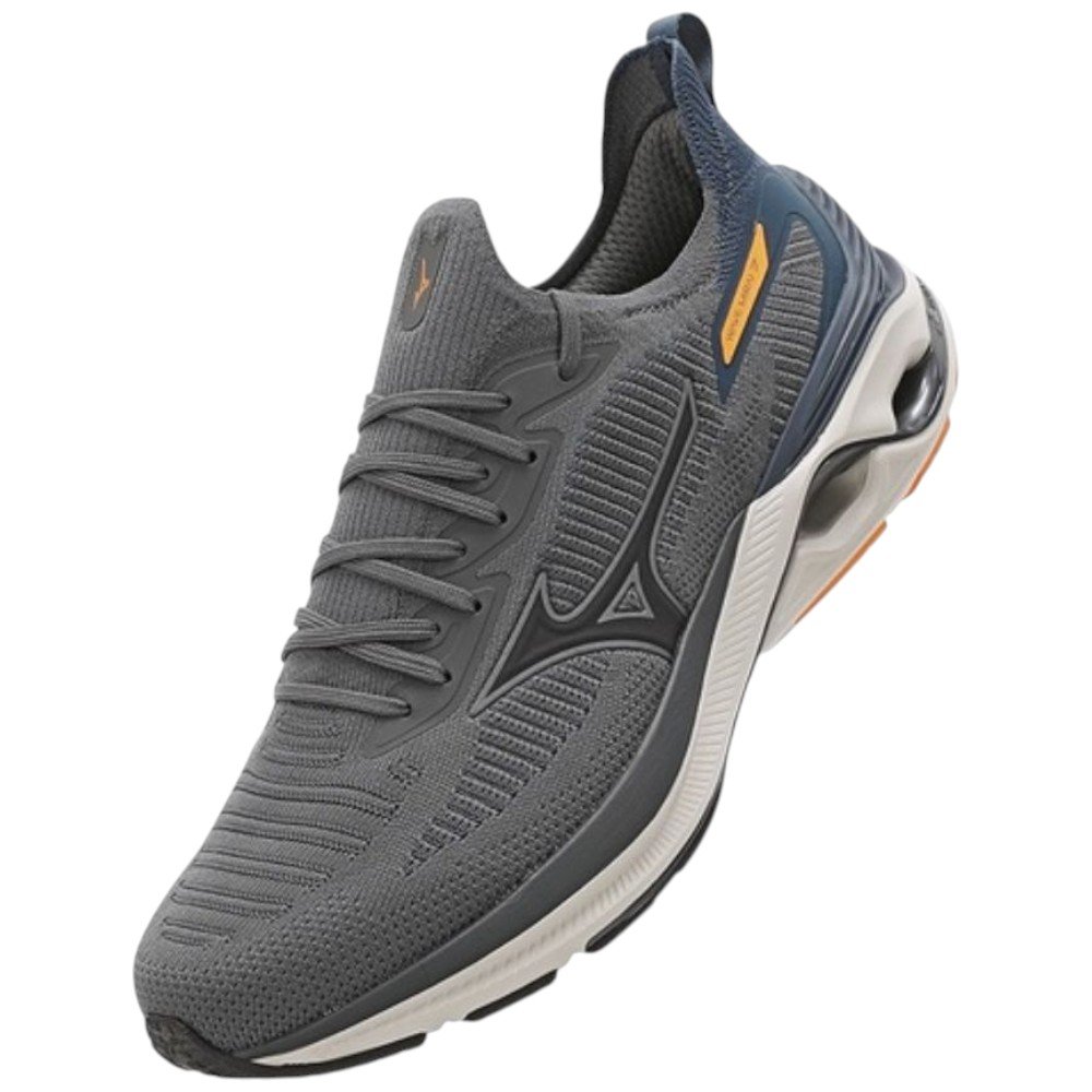 Tênis Corrida Masculino n°38 Mizuno Wave Mirai 7 Chumbo