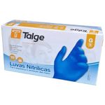 luva nitrílica talge tamanho g azul (mp)