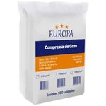 compressa de gaze europa fix 7,5x7,5cm 500 unidades (mp)