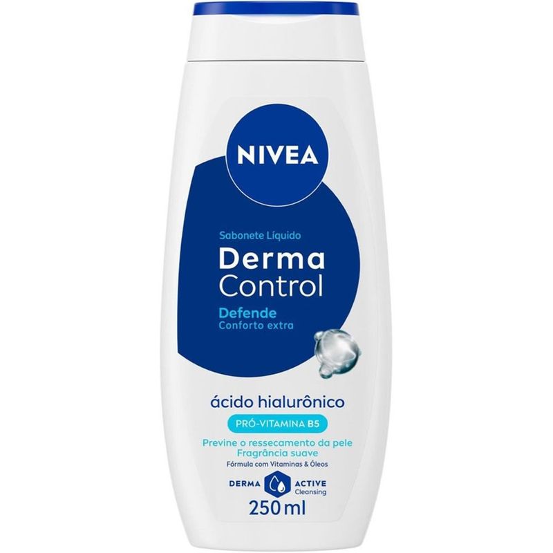 sabonete líquido nivea derma control defende 250ml