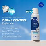 desodorante antitranspirante aerossol nivea derma control defende 72h 150ml