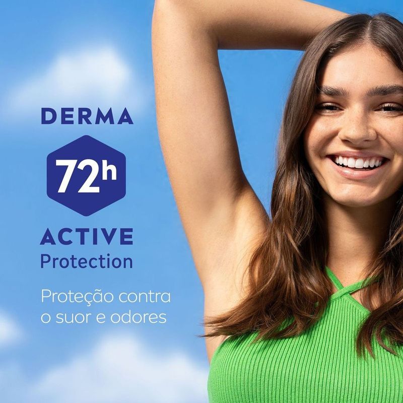 desodorante antitranspirante aerossol nivea derma control defende 72h 150ml