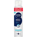 desodorante antitranspirante aerossol nivea men derma control 72h 200ml