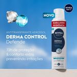 desodorante antitranspirante aerossol nivea men derma control 72h 200ml