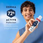 desodorante antitranspirante aerossol nivea men derma control 72h 200ml