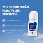 desodorante antitranspirante roll-on nivea derma control restaura 72h 50ml