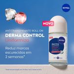desodorante antitranspirante roll-on nivea derma control uniformiza 72h 50ml