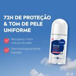 desodorante antitranspirante roll-on nivea derma control uniformiza 72h 50ml