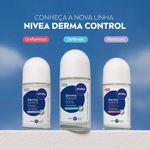 desodorante antitranspirante roll-on nivea derma control uniformiza 72h 50ml