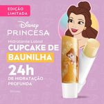 hidratante labial nivea disney princesa bela cupcake de baunilha 4,8g
