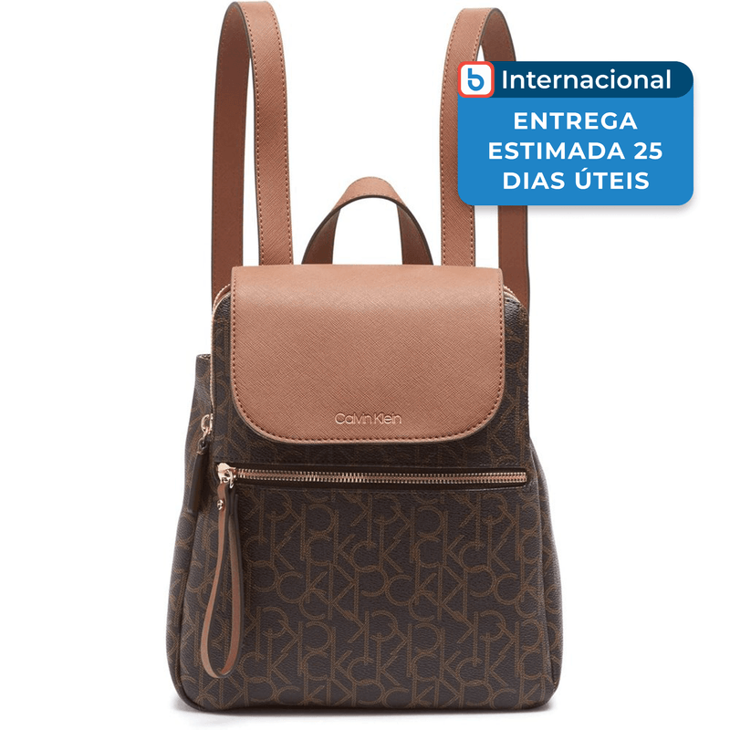 mochila calvin klein reyna marrom a-mbi