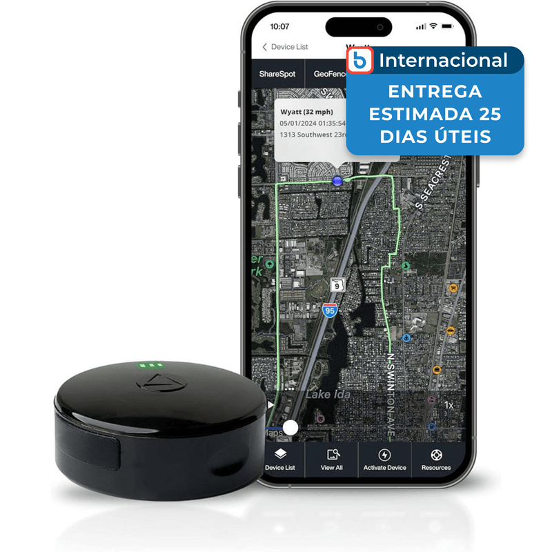 rastreador gps landairsea 54 preto a-mbi