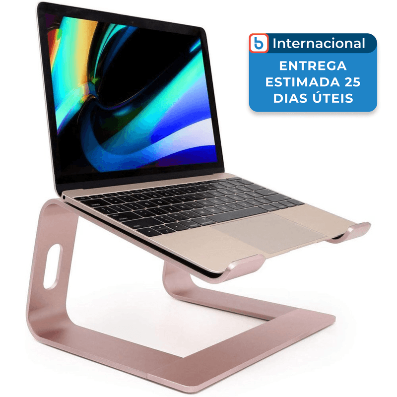 suporte para computador cenawin 10 a 17,3 polegadas ouro/rosa a-mbi