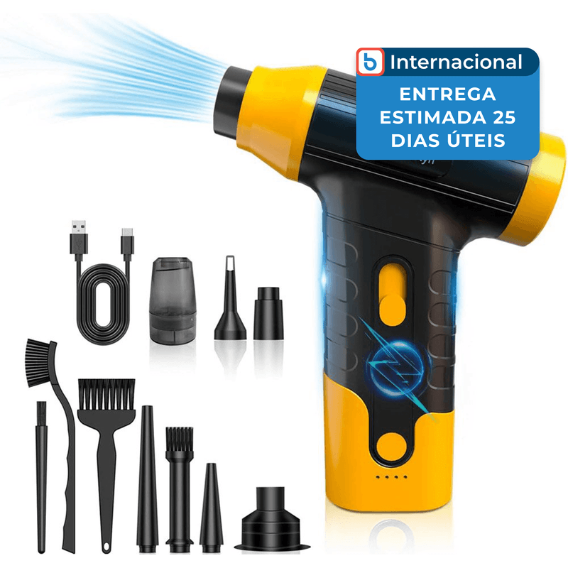 soprador audkotyn de ar comprimido eletrico 150000 mrp amarelo a-mbi
