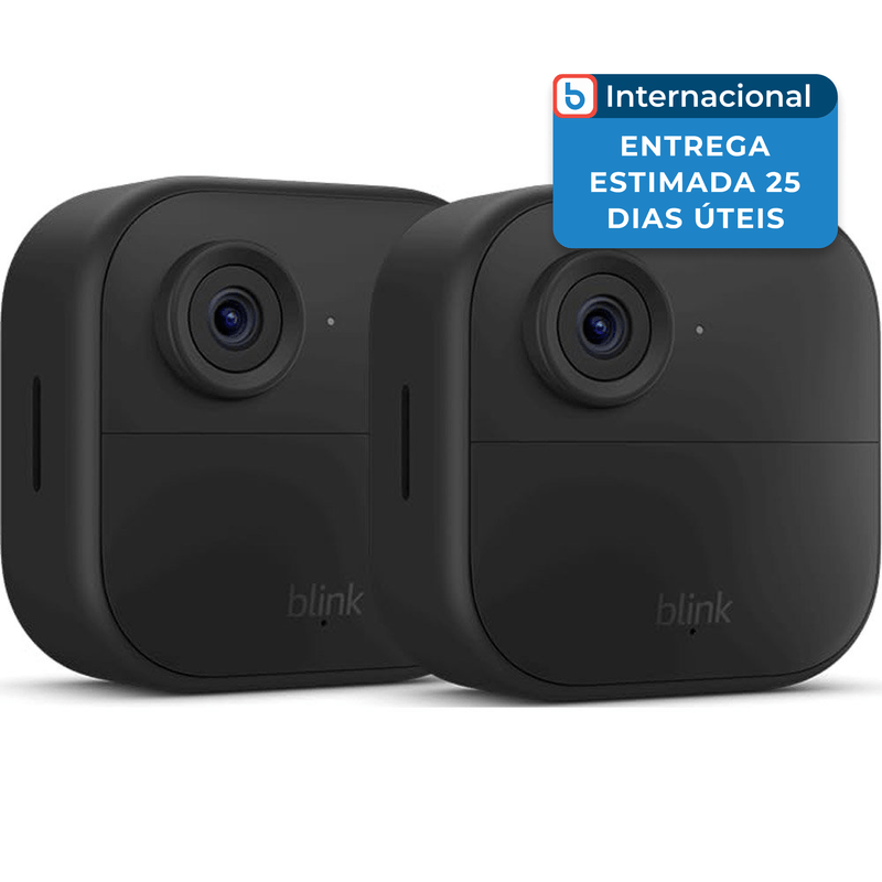 camera blink de seguran a outdoor 4 sem fio preto a-mbi