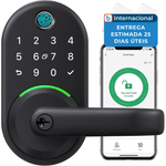 fechadura inteligente yamiry knob preto a-mbi