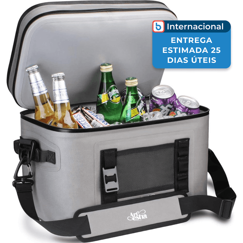 lancheira termica 15 litros artestia cinza a-mbi