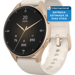 smartwatch kececo esport 43mm 1,32" vo2 dourado a-mbi