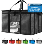 bolsa térmica nz home 3xl com zíper preto a-mbi