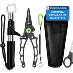 conjunto alicates de pesca 5 unidades genibaby preto a-mbi