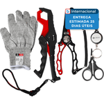 alicate brilisle pesca 4 peças vermelho a-mbi