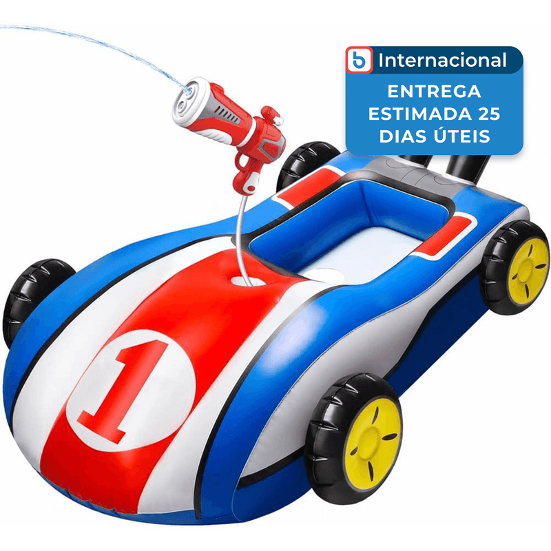 boia inflável hoperock em formato de carro para piscina colorido a-mbi