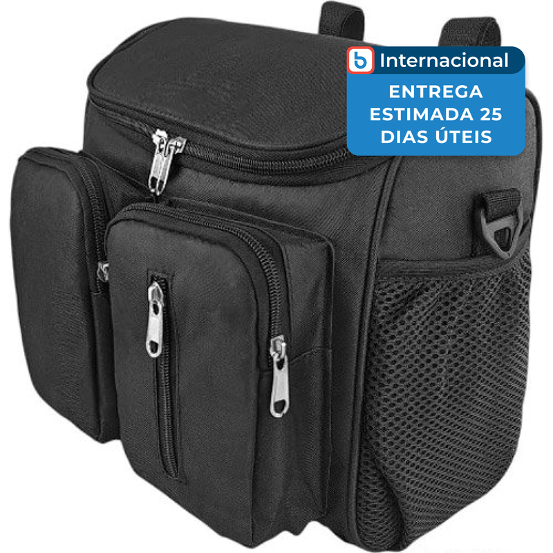 bolsa de guidão para bicicleta mkuero preto a-mbi