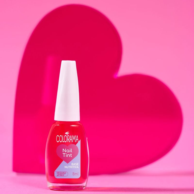 esmalte base nutritiva colorama nail tint 8ml