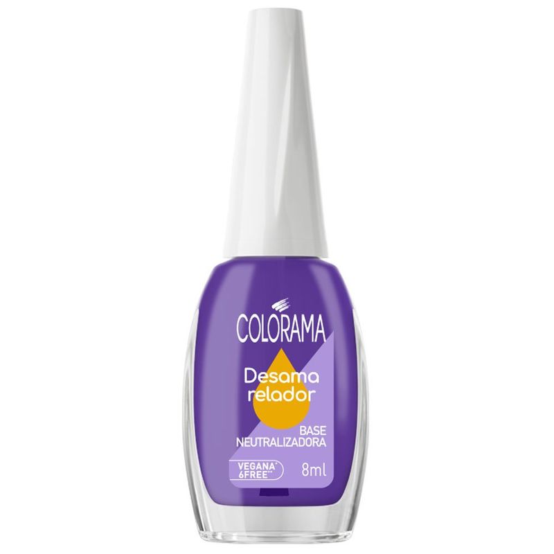 esmalte base neutralizadora colorama desamarelador 8ml