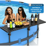 barra lateral para suporte de piscina boyata preto a-mbi