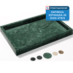 bandeja de marmore natural ymxyjm verde a-mbi