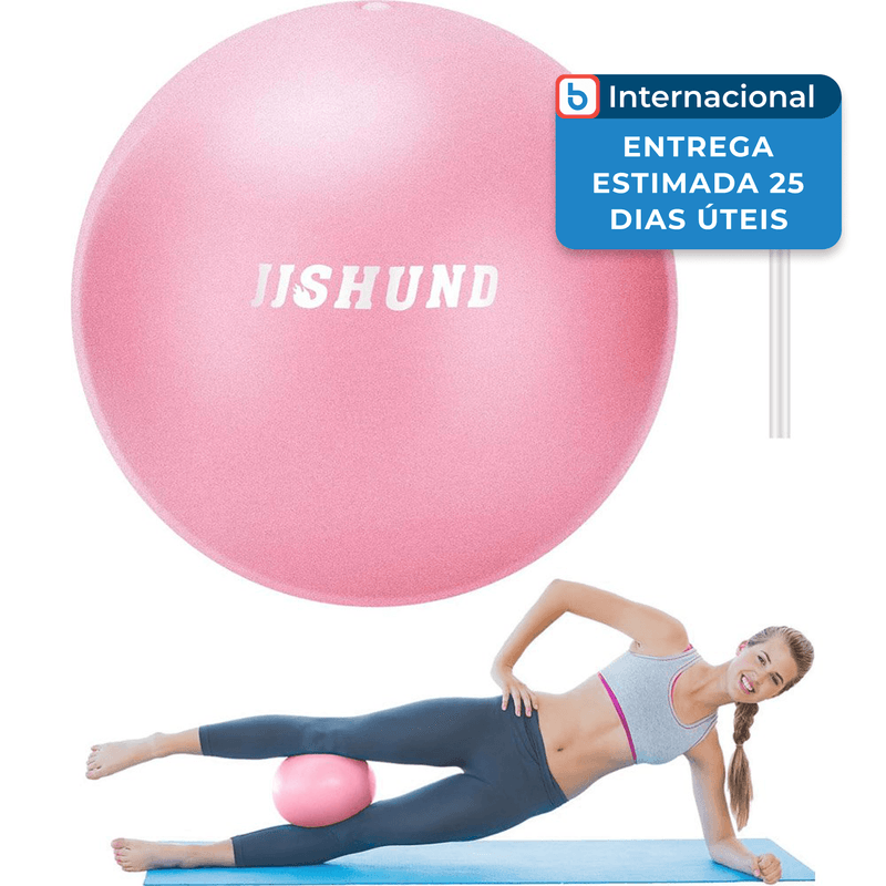 bola de pilates 9" jjshund rosa a-mbi