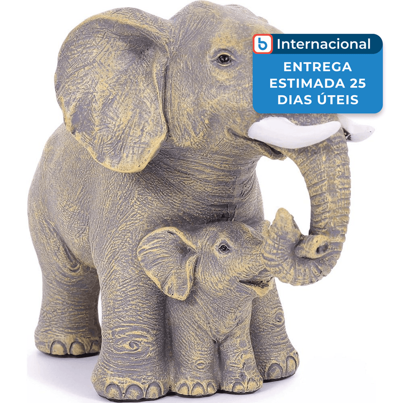 estatueta elefante friygardcn amarelo a-mbi