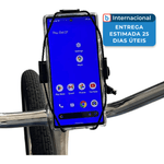 suporte de guidão bikase para smartphone preto a-mbi