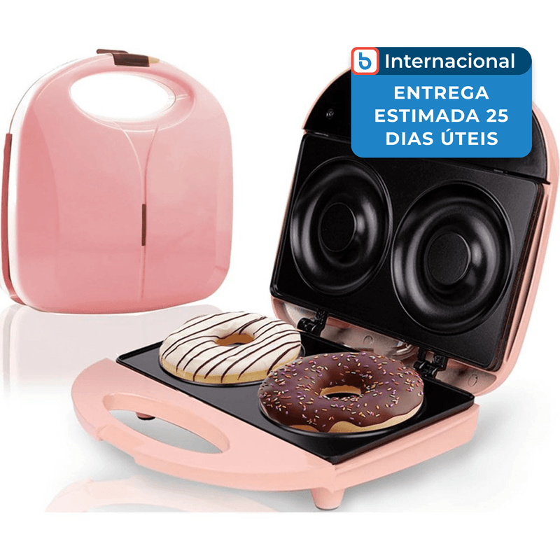 máquina de donuts 2 em 1 generic rosa a-mbi