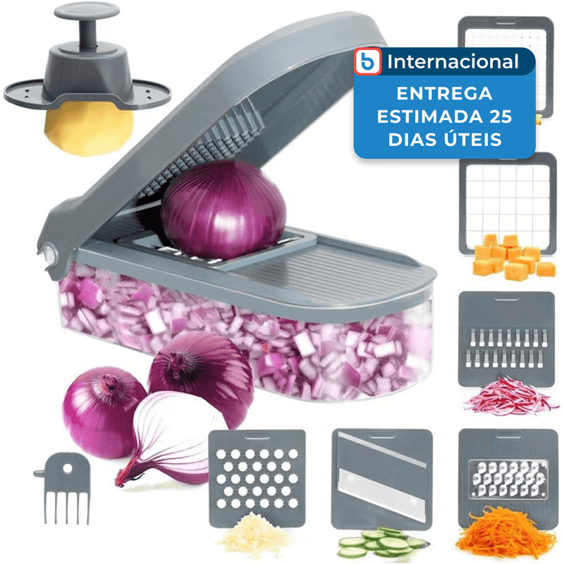 cortador de vegetais 6 em 1 cutesun inox a-mbi