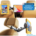 suporte para tablet 3 em 1 para carro lisen preto a-mbi