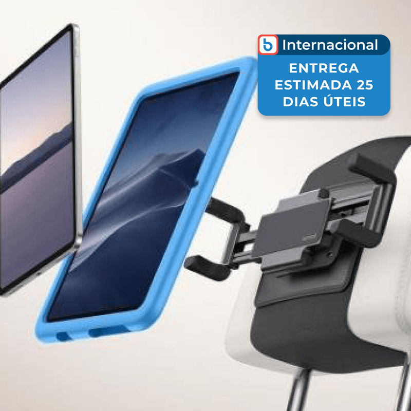 suporte de tablet para carro lamical preto a-mbi